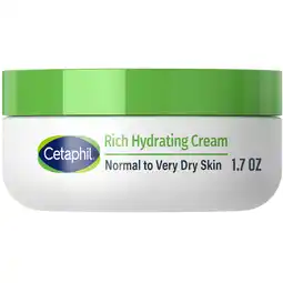 Walmart Cetaphil Rich Hydrating Cream for Dry to Normal Skin with Hyaluronic Acid, 1.7 oz offer