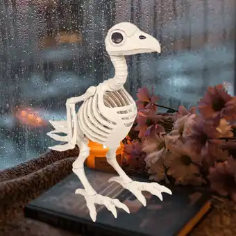 Walmart SHIMELE Halloween Bird Skeleton Ornament - Spooky Decoration for Bars, Haunted Houses offer