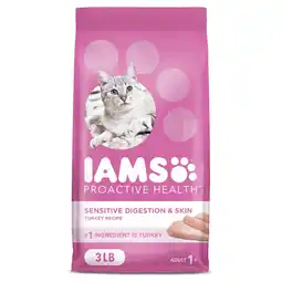 Walmart Iams Proactive Health Turkey Dry Cat Food, 3 lb Bag offer