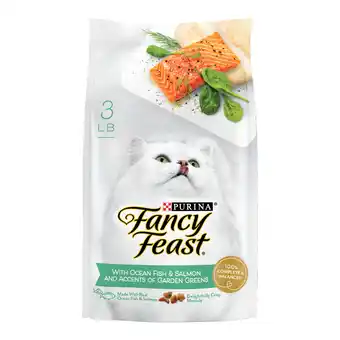 Walmart Purina Fancy Feast Dry Cat Food With Ocean Fish and Salmon, 3 lb Bag offer