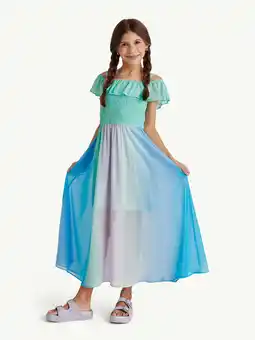 Walmart Justice Girls Pleated Ombre Dress, Sizes XS-XLP offer