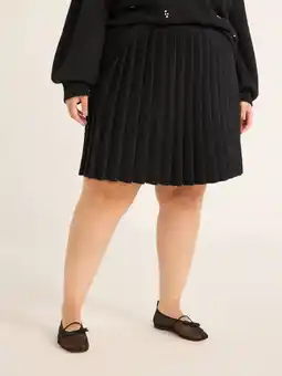 Walmart Free Assembly Women’s and Women's Plus Pleated Mini Sweater Skirt, Sizes XS-4X offer