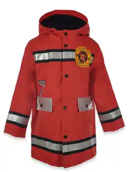 Walmart iXtreme Boys Fireman Raincoat with Hood, Sizes 4-7 offer