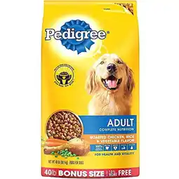 Walmart Pedigree Adult Complete Nutrition Roasted Chicken, Rice & Vegetable Flavor offer