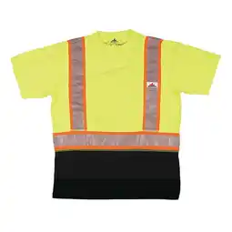 Walmart Mcr Safety Short Sleeve T-Shirt,Lime,2XL Sz FFSTC2SLX2 offer