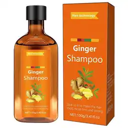 Walmart End-of-year savings Ginger Shampoo Itch Refreshing Oil-control Dandruff Hair-fixing Shampoo 100g offer