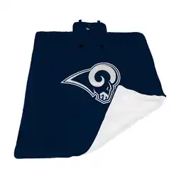 Walmart Navy Los Angeles Rams 60'' x 80'' All-Weather XL Outdoor Blanket offer