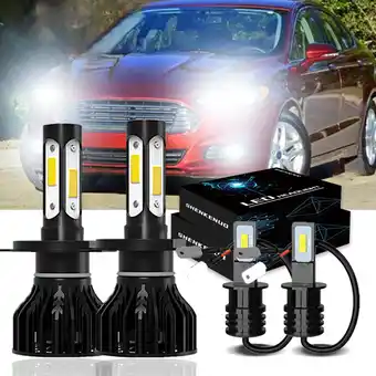 Walmart 9003 H4 LED High/Low Beam Headlight Bulbs for 2001 Hyundai Santa Fe H3 Fog light Bulbs offer