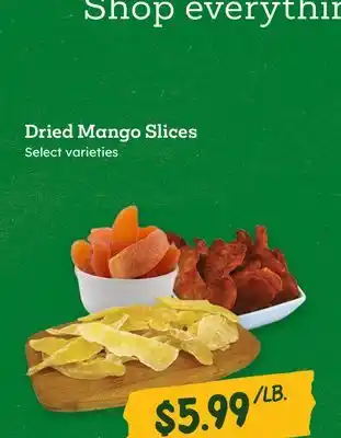 Sprouts Farmers Market Dried Mango Slices offer