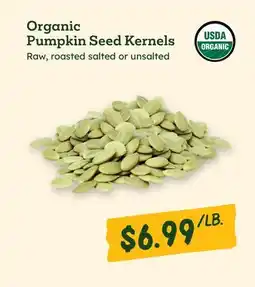 Sprouts Farmers Market Organic Pumpkin Seed Kernels offer