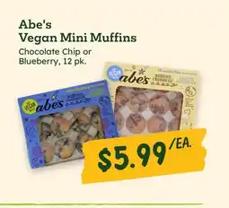 Sprouts Farmers Market Abe's Vegan Mini Muffins offer