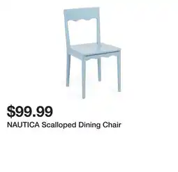 Marshalls NAUTICA Scalloped Dining Chair offer