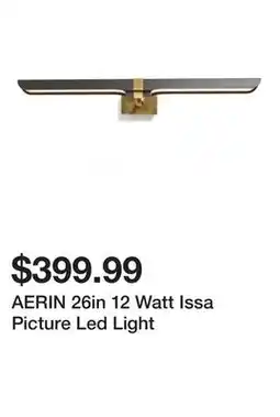 Marshalls AERIN 26in 12 Watt Issa Picture Led Light offer