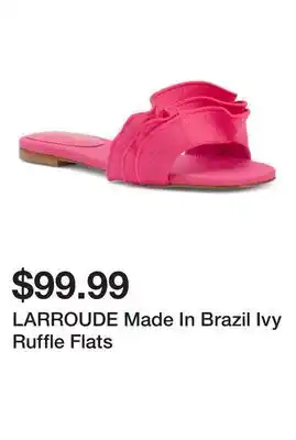 Marshalls LARROUDE Made In Brazil Ivy Ruffle Flats offer