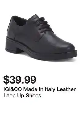 Marshalls IGI&CO Made In Italy Leather Lace Up Shoes offer