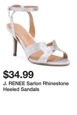 Marshalls J. RENEE Sarlon Rhinestone Heeled Sandals offer