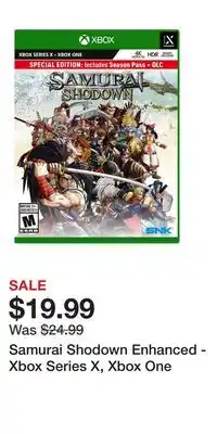 Game Stop Samurai Shodown Enhanced - Xbox Series X, Xbox One offer