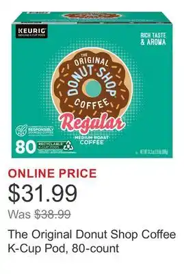 Costco The Original Donut Shop Coffee K-Cup Pod, 80-count offer