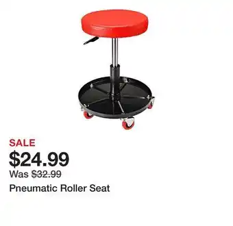 Harbor Freight Tools Pneumatic Roller Seat offer