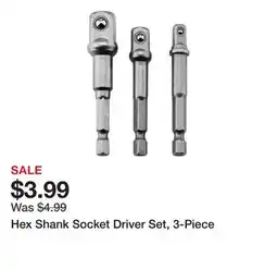 Harbor Freight Tools Hex Shank Socket Driver Set, 3-Piece offer