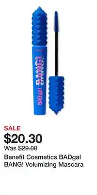 Ulta Beauty Benefit Cosmetics BADgal BANG! Volumizing Mascara offer