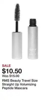 Ulta Beauty RMS Beauty Travel Size Straight Up Volumizing Peptide Mascara offer