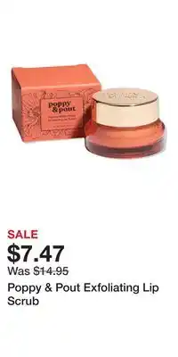 Ulta Beauty Poppy & Pout Exfoliating Lip Scrub offer