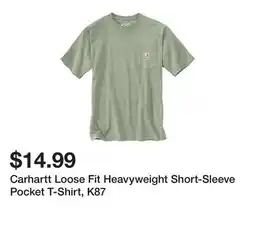 Tractor Supply Company Carhartt Loose Fit Heavyweight Short-Sleeve Pocket T-Shirt, K87 offer