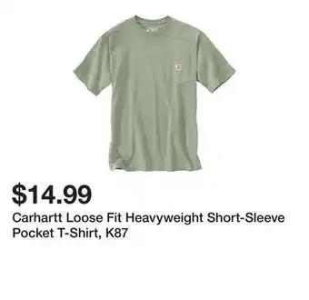 Tractor Supply Company Carhartt Loose Fit Heavyweight Short-Sleeve Pocket T-Shirt, K87 offer