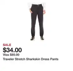 Belk Traveler Stretch Sharkskin Dress Pants offer