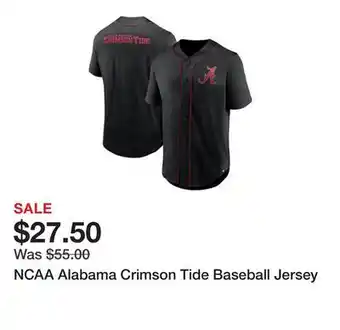 Belk NCAA Alabama Crimson Tide Baseball Jersey offer