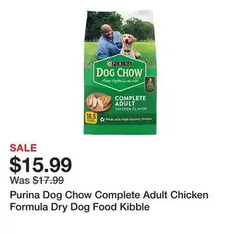 Tractor Supply Company Purina Dog Chow Complete Adult Chicken Formula Dry Dog Food Kibble offer