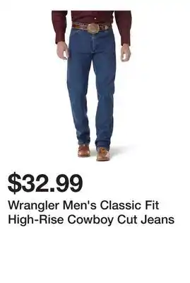 Tractor Supply Company Wrangler Men's Classic Fit High-Rise Cowboy Cut Jeans offer