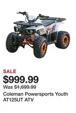 Tractor Supply Company Coleman Powersports Youth AT125UT ATV offer