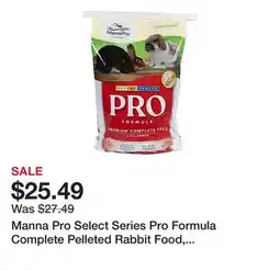 Tractor Supply Company Manna Pro Select Series Pro Formula Complete Pelleted Rabbit Food, 50 lb. Bag offer