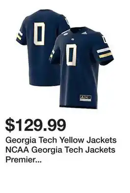 Belk Georgia Tech Yellow Jackets NCAA Georgia Tech Jackets Premier Strategy Jersey offer