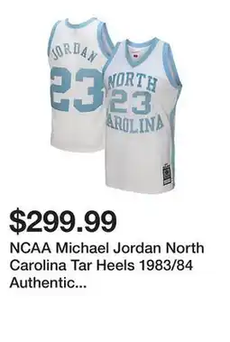 Belk NCAA Michael Jordan North Carolina Tar Heels 1983/84 Authentic Retired Player Jersey offer