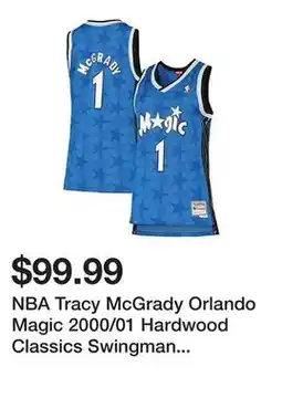 Belk NBA Tracy McGrady Orlando Magic 2000/01 Hardwood Classics Swingman Jersey offer