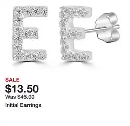 Belk Initial Earrings offer