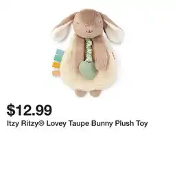 Belk Itzy Ritzy Lovey Taupe Bunny Plush Toy offer