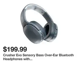 Belk Crusher Evo Sensory Bass Over-Ear Bluetooth Headphones with Personal Sound (Chill Gray) offer