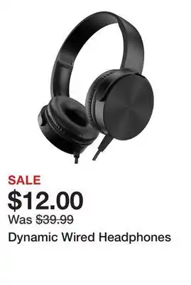 Belk Dynamic Wired Headphones offer