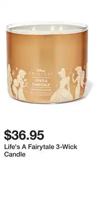 Bath & Body Works Life's A Fairytale 3-Wick Candle offer