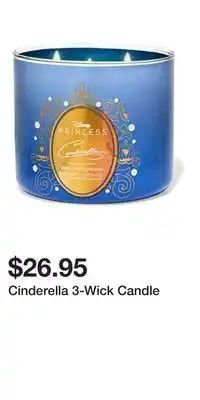 Bath & Body Works Cinderella 3-Wick Candle offer