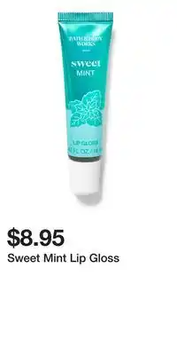 Bath & Body Works Sweet Mint Lip Gloss offer