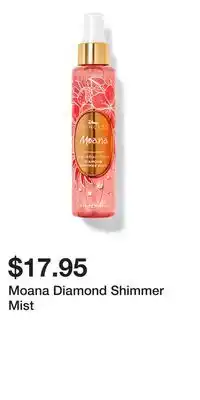 Bath & Body Works Moana Diamond Shimmer Mist offer