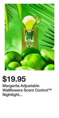 Bath & Body Works Margarita Adjustable Wallflowers Scent Control Nightlight Fragrance Plug offer