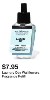 Bath & Body Works Laundry Day Wallflowers Fragrance Refill offer