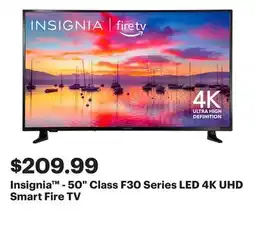 Best Buy Insignia - 50 Class F30 Series LED 4K UHD Smart Fire TV offer