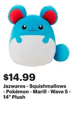 Best Buy Jazwares - Squishmallows - Pokémon - Marill - Wave 5 - 14 Plush offer